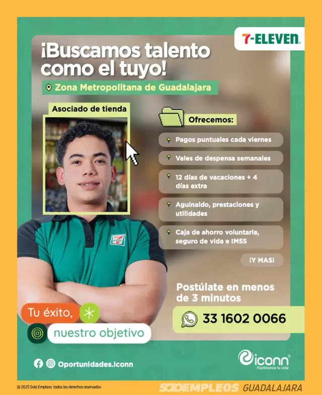 Vacante de empleo en Guadalajara publicada el 2026-06-05 en Solo Empleos