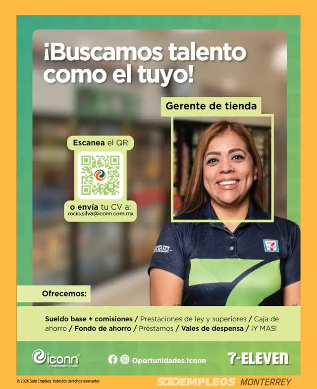 Vacante de empleo en Monterrey publicada el 2026-07-24 en Solo Empleos